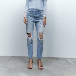 Zara high-waisted jeans